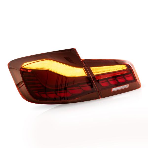 Voll LED Rückleuchten passend für BMW F10 Limousine 2010-2016 Rot in OLED Technik