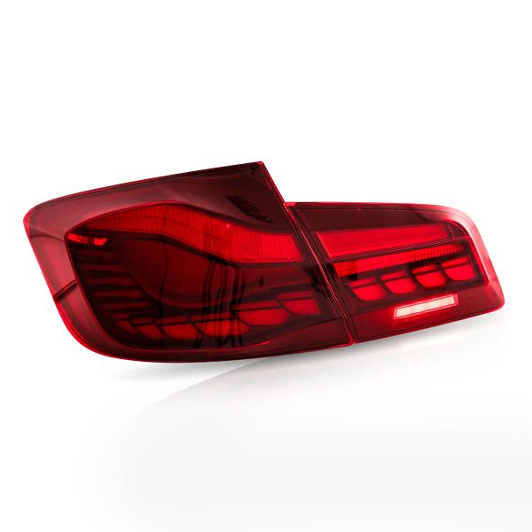 Voll LED Rückleuchten passend für BMW F10 Limousine 2010-2016 Rot in OLED Technik