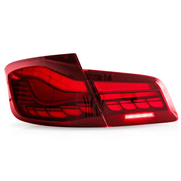Voll LED Rückleuchten passend für BMW F10 Limousine 2010-2016 Rot in OLED Technik