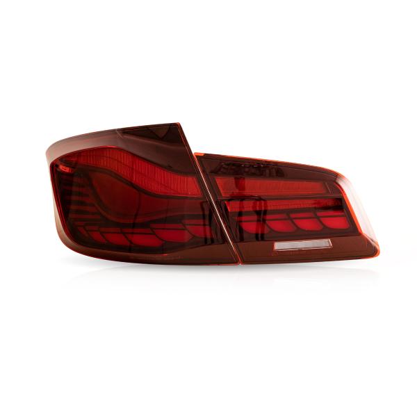 Voll LED Rückleuchten passend für BMW F10 Limousine 2010-2016 Rot in OLED Technik
