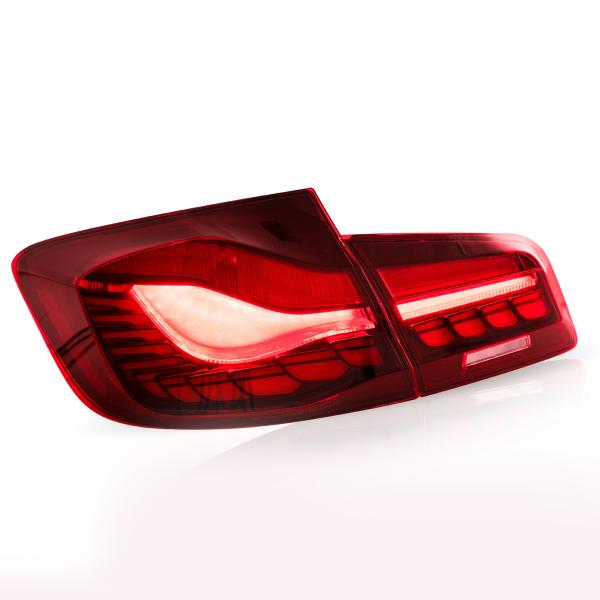 Voll LED Rückleuchten passend für BMW F10 Limousine 2010-2016 Rot in OLED Technik