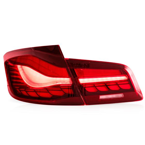 Voll LED Rückleuchten passend für BMW F10 Limousine 2010-2016 Rot in OLED Technik