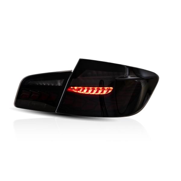 Voll LED Rückleuchten passend für BMW F10 Limousine 2010-2016 Smoke in OLED Technik