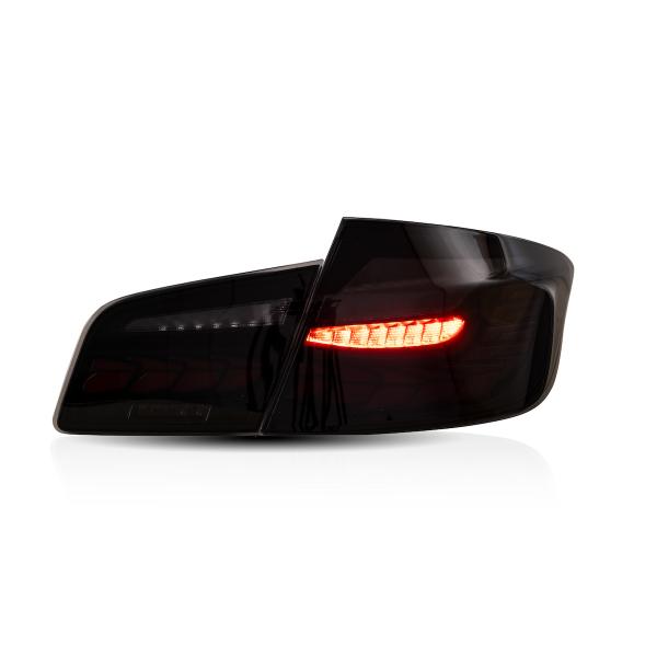 Voll LED Rückleuchten passend für BMW F10 Limousine 2010-2016 Smoke in OLED Technik