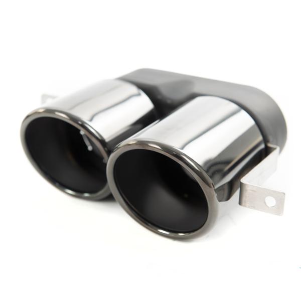 Auspuffblenden ESD Blenden Schwarz passt passend für BMW 3er G20 G21