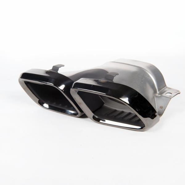 Auspuffblenden ESD Blenden Schwarz passend für Mercedes C-Klasse C205 A205 GLC X253 C253 AMG-Line