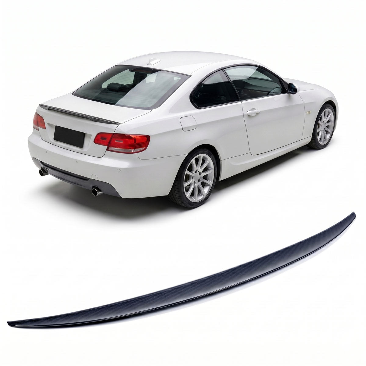 Heckspoiler Carbon-Optik passend für BMW 3 (E92) Coupé 2006-2013 – Produktansicht