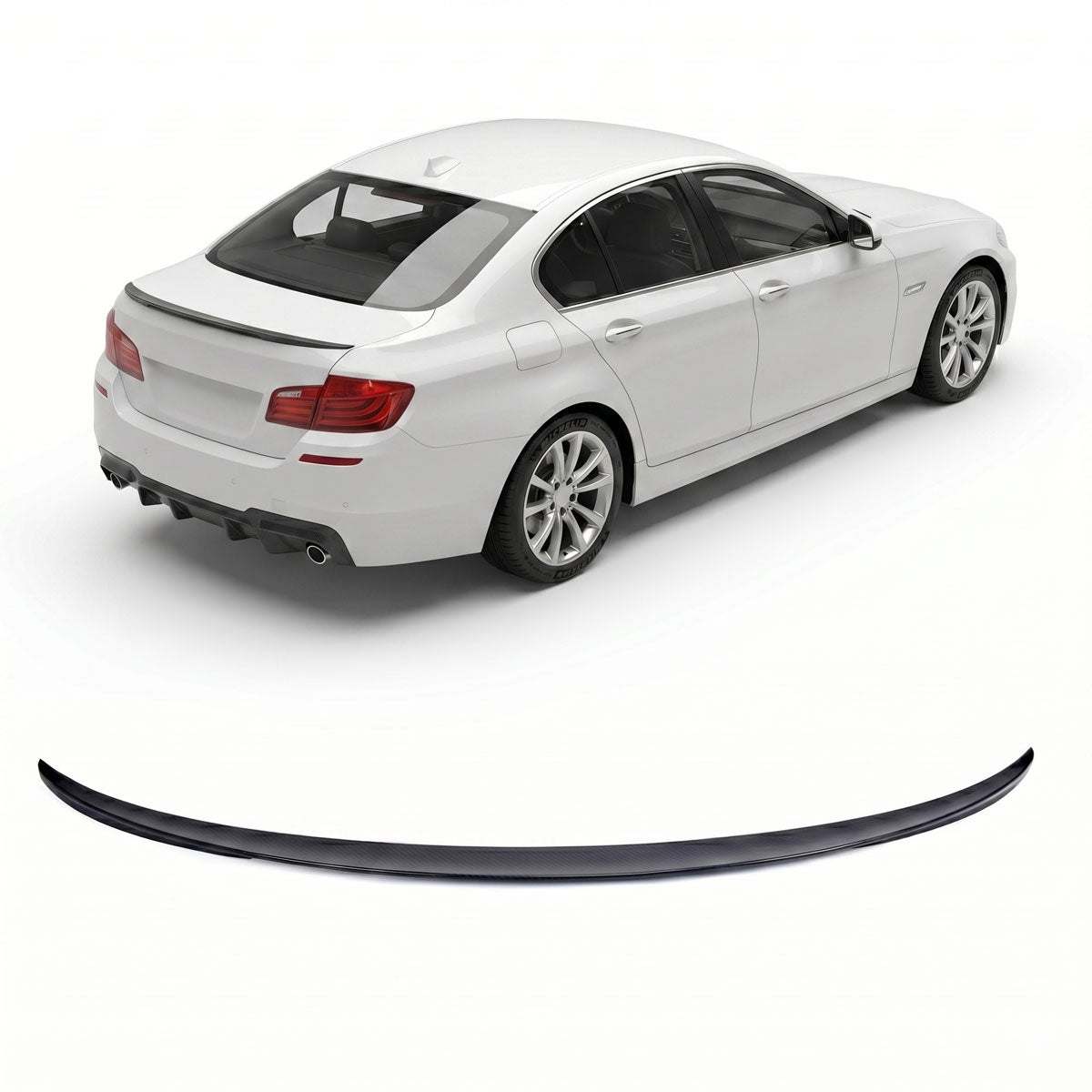 Heckspoiler Carbon-Optik passend für BMW 5 (F10) Limousine 2009-2016 – Produktansicht