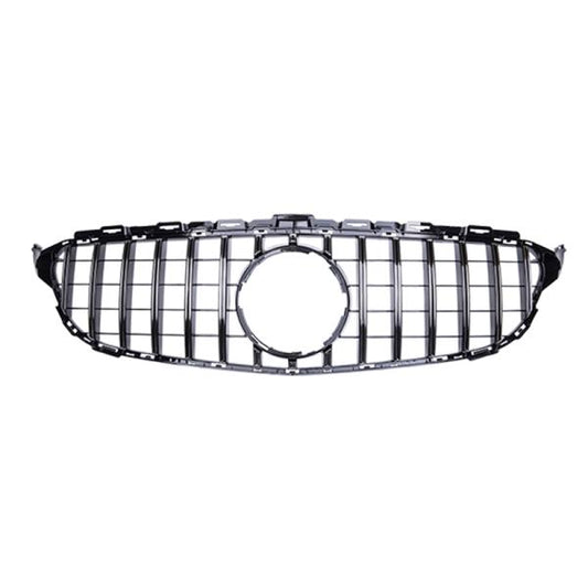 Kühlergrill Grill Black Chrom passend für Mercedes C Klasse W205 Sport-Panamericana GT