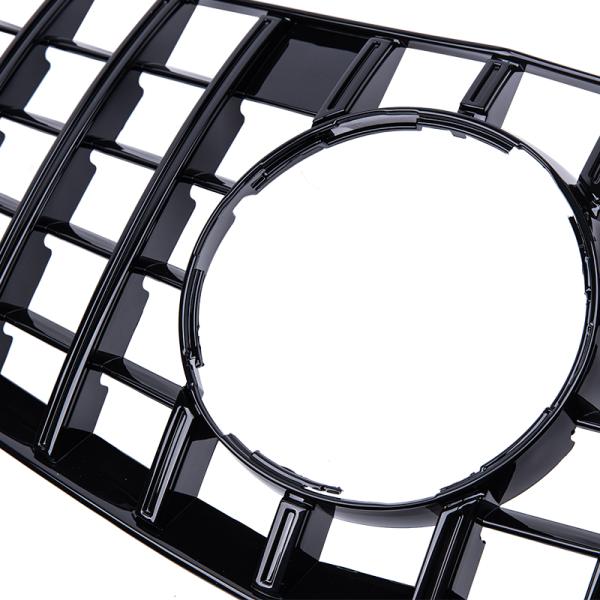 Kühlergrill Sportgrill passend für Mercedes W212 S212 09-13 Panamericana Optik Schwarz