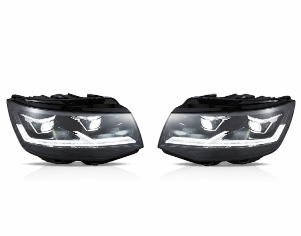 Voll Led Scheinwerfer passend für VW T6 15-19 schwarz ab 15 -19 LED Blinkern