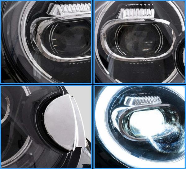 VOLL LED-Scheinwerfer & Rückleuchten passend für Mini Cooper R55 R56 R57 R58 R59 2007-13