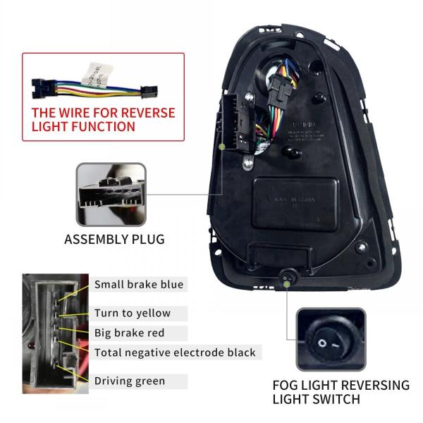 VOLL LED-Scheinwerfer & Rückleuchten passend für Mini Cooper R55 R56 R57 R58 R59 2007-13