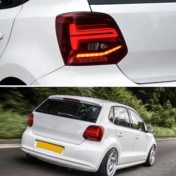 Voll LED Rückleuchten passend für VW Polo 6R 6C 2011-2017 Rot