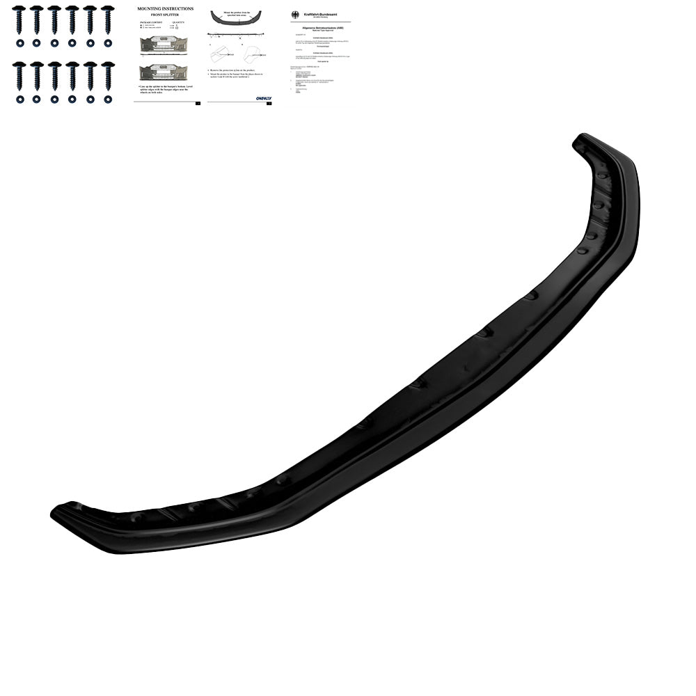 Frontsplitter schwarz glänzend passend für BMW 5er G30 / G31 M-Paket 2017-2020 – Ansicht 2