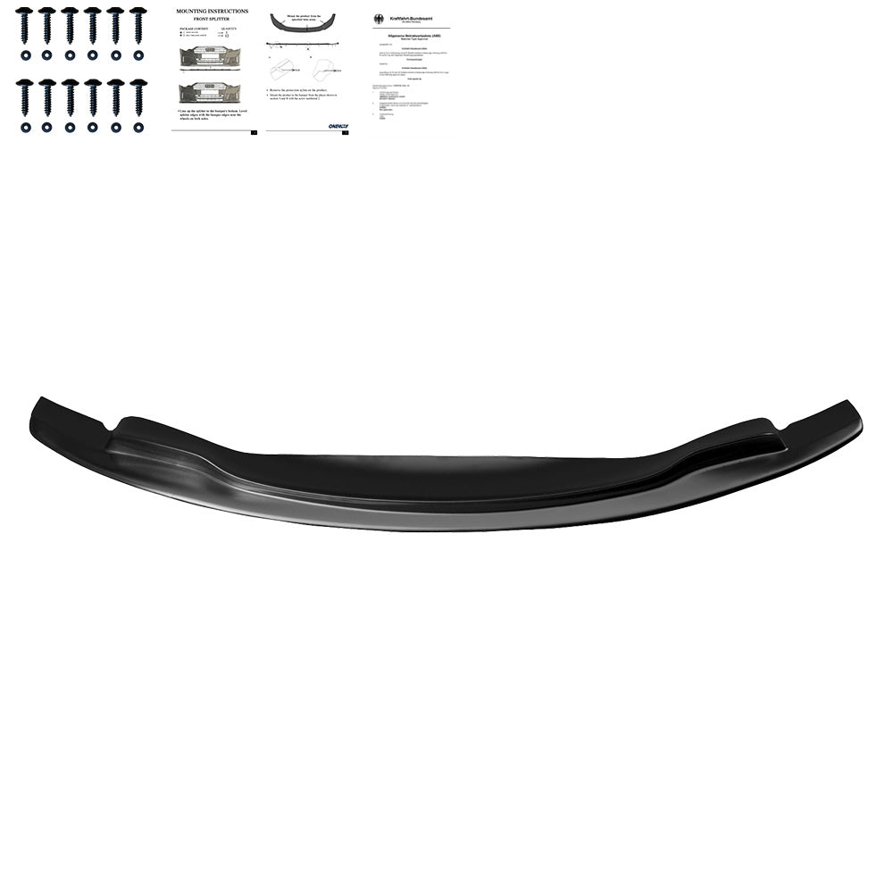 Frontsplitter schwarz glänzend passend für BMW M3 E92 Coupé / E93 Cabrio 2007-2013 – Ansicht 3