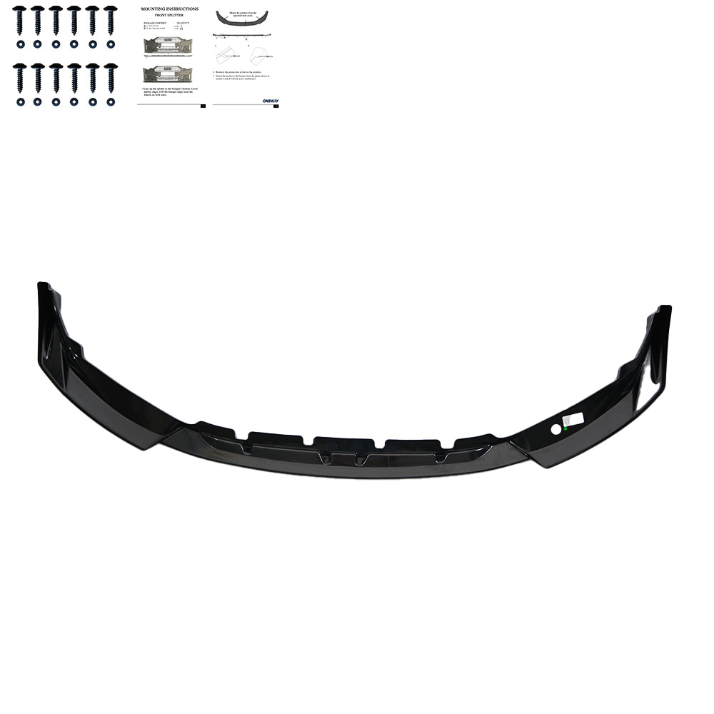 Frontsplitter schwarz glänzend passend für BMW M2 G87 2023+ – Ansicht 8