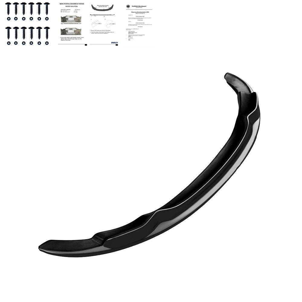 Frontsplitter schwarz glänzend FSPBM0242 – Ansicht 3