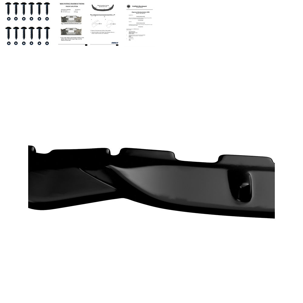 Frontsplitter schwarz glänzend passend für BMW X7 M G07 M-Paket 2018-2022 – Ansicht 3