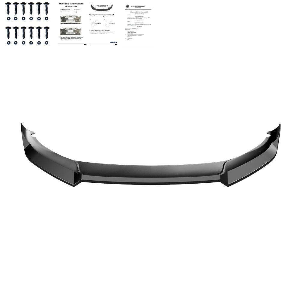 Frontsplitter schwarz glänzend passend für CUPRA Formentor 2020 - 2024 v2 – Ansicht 3