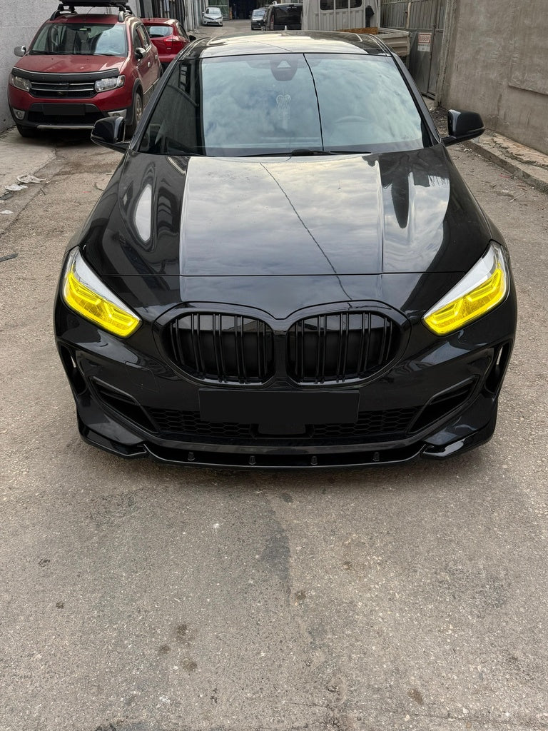 Frontsplitter schwarz glänzend passend für BMW 1er F40 M-Paket / M135i 2019+ – Ansicht 12