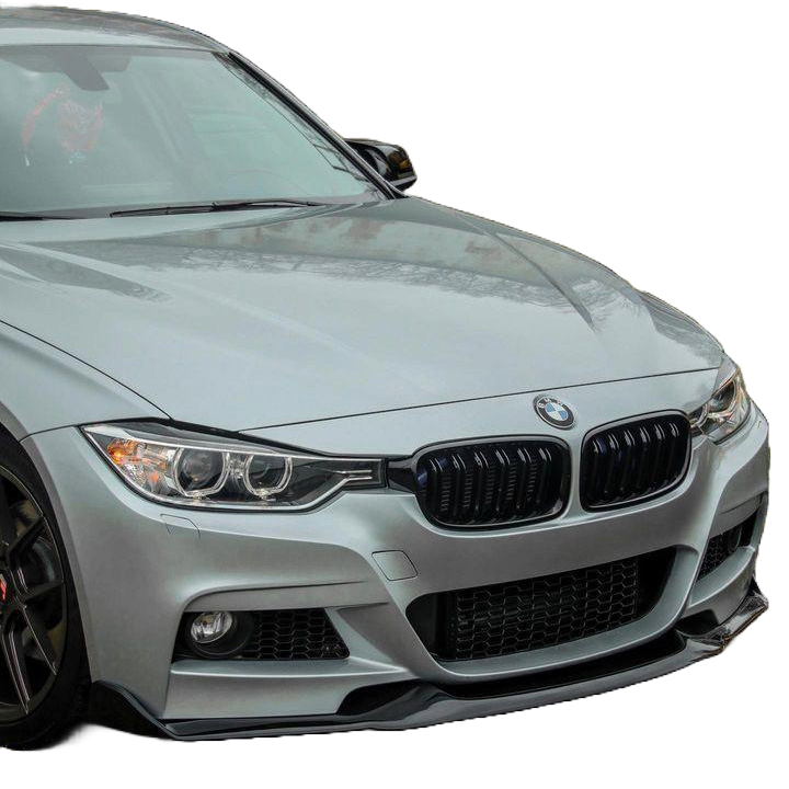 Frontsplitter schwarz glänzend passend für BMW 3er F30 M-Technik 2012-2019 – Ansicht 10