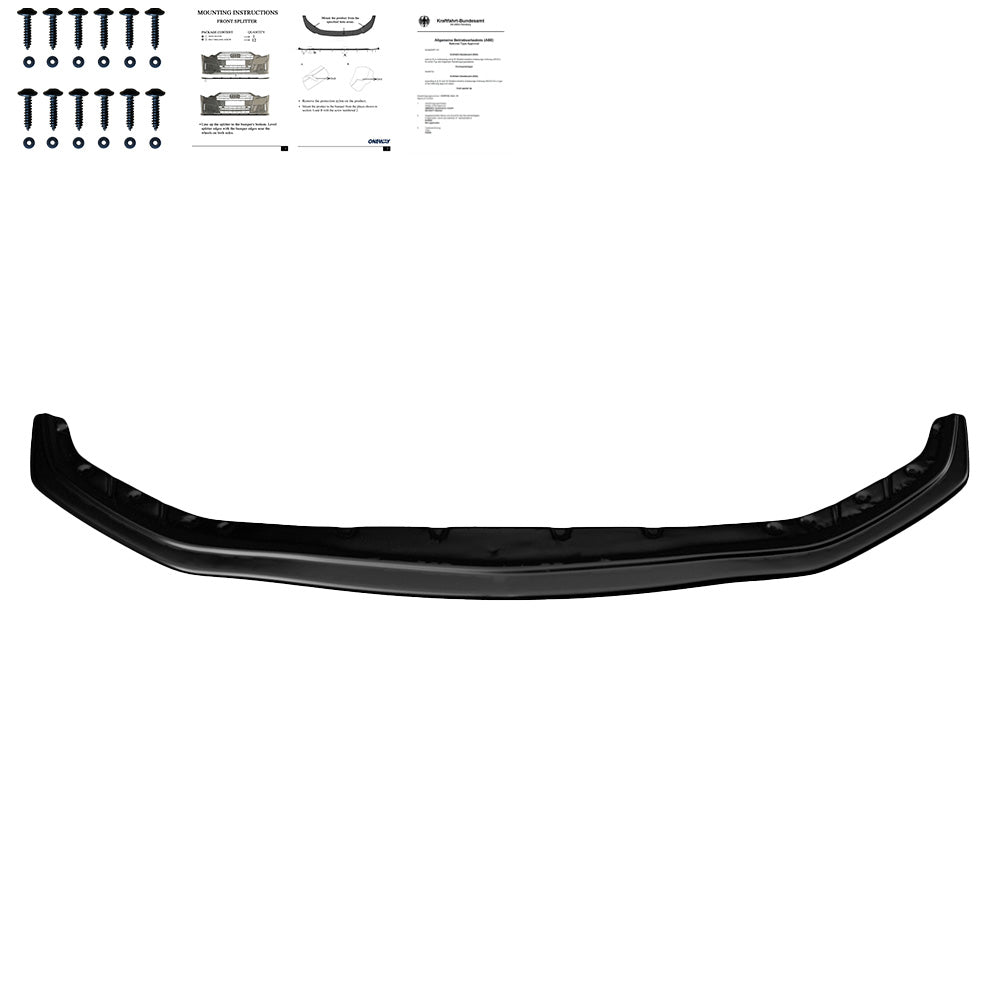 Frontsplitter schwarz glänzend passend für BMW 5er G30 / G31 M-Paket 2017-2020 – Ansicht 1
