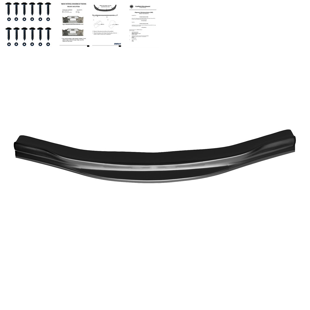 Frontsplitter schwarz glänzend passend für BMW M5 F10/F11 2011-2016 – Ansicht 2