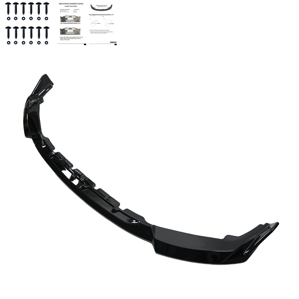 Frontsplitter schwarz glänzend passend für BMW M2 G87 2023+ – Ansicht 7
