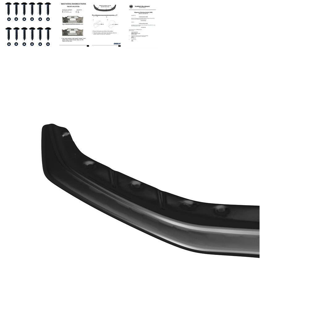 Frontsplitter schwarz glänzend passend für BMW 5er G30 / G31 M-Paket 2017-2020 – Ansicht 3