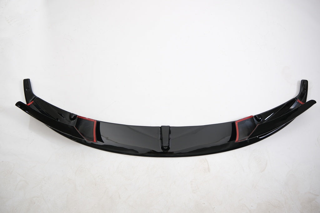 Frontspoiler-Flaps schwarz glänzend passend für BMW 3er F30 M-Paket 2012-2019 w / Flaps – Ansicht 9