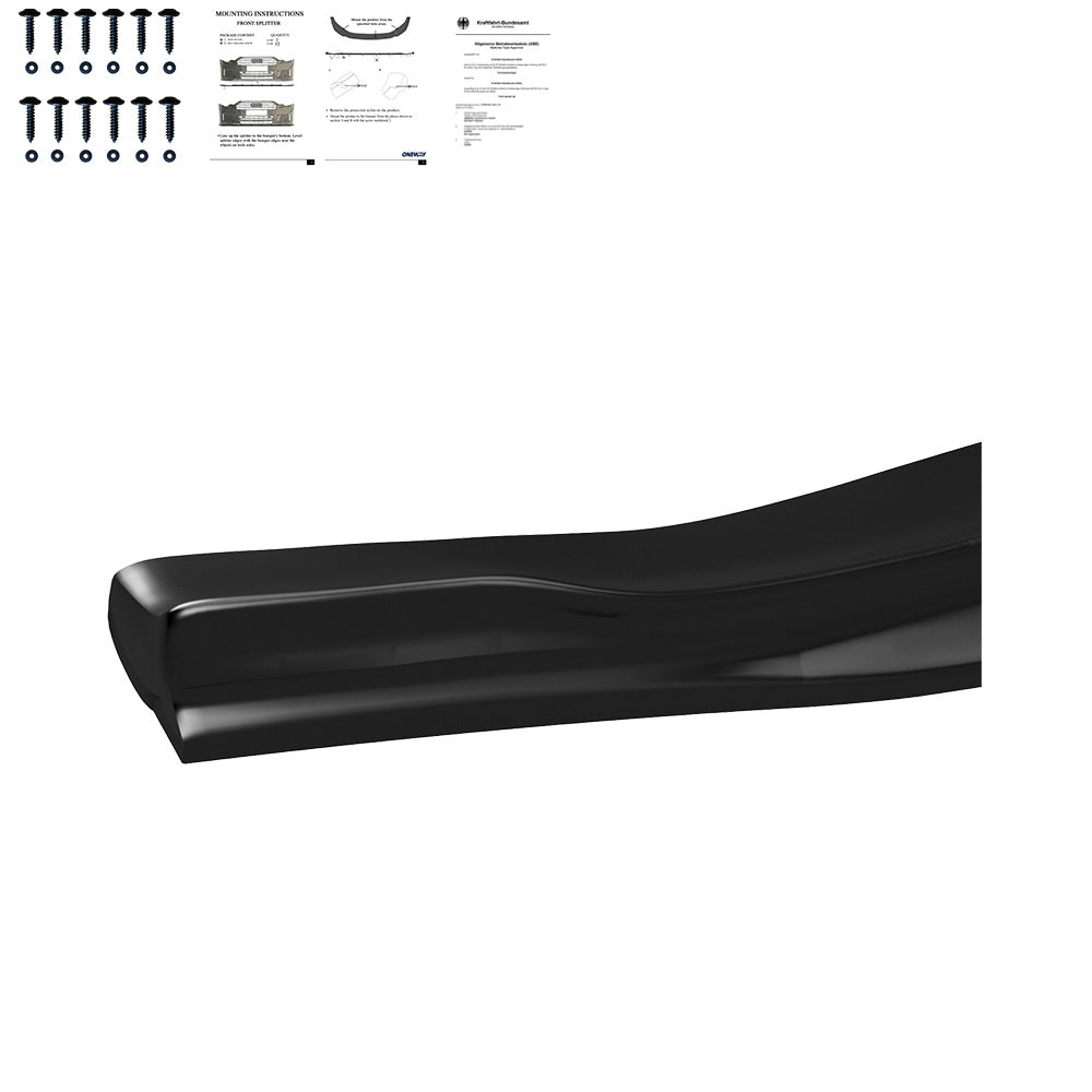 Frontsplitter schwarz glänzend passend für BMW M5 F10/F11 2011-2016 – Ansicht 3