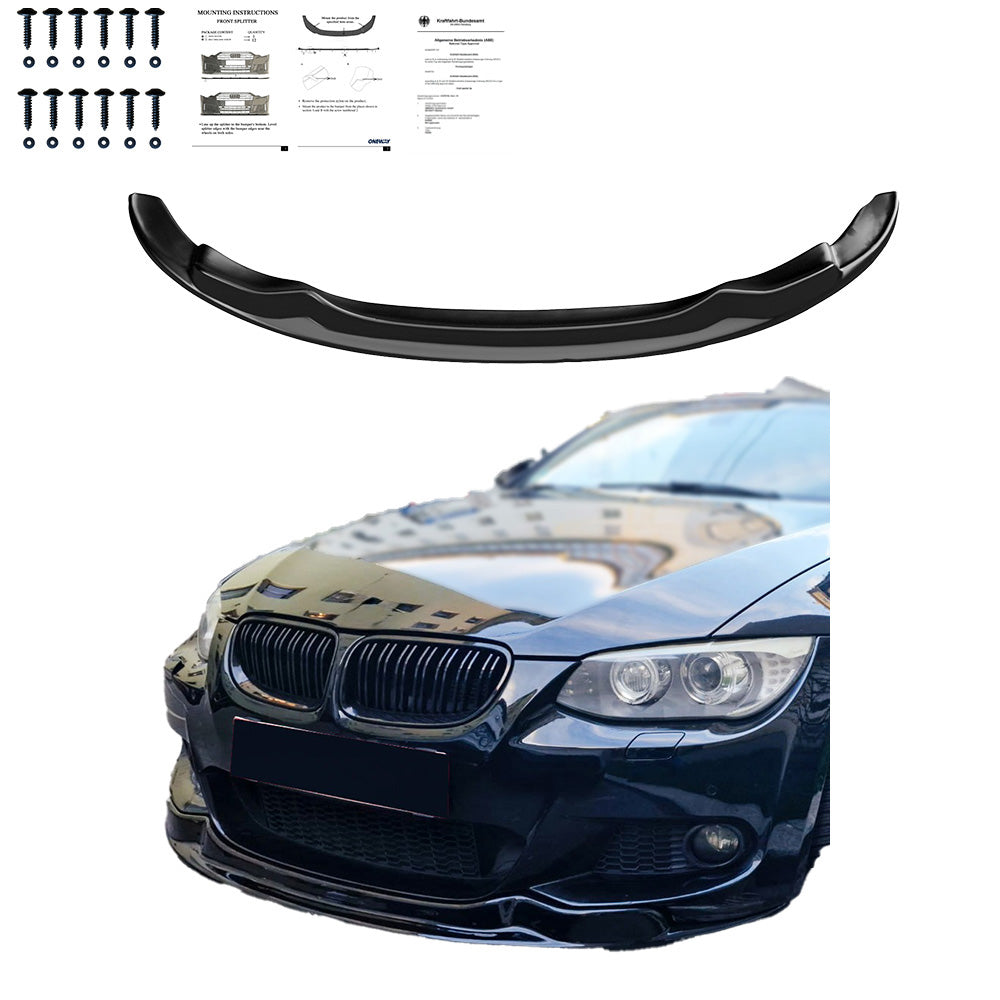 Frontsplitter schwarz glänzend FSPBM0242 – Ansicht 1