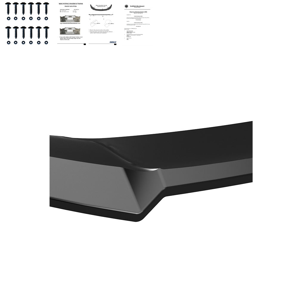 Frontsplitter schwarz glänzend passend für CUPRA Formentor 2020 - 2024 v2 – Ansicht 5