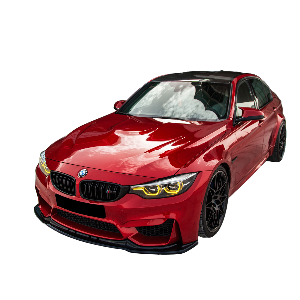Frontsplitter schwarz glänzend passend für BMW M3 F80 2014-2018 – Ansicht 6