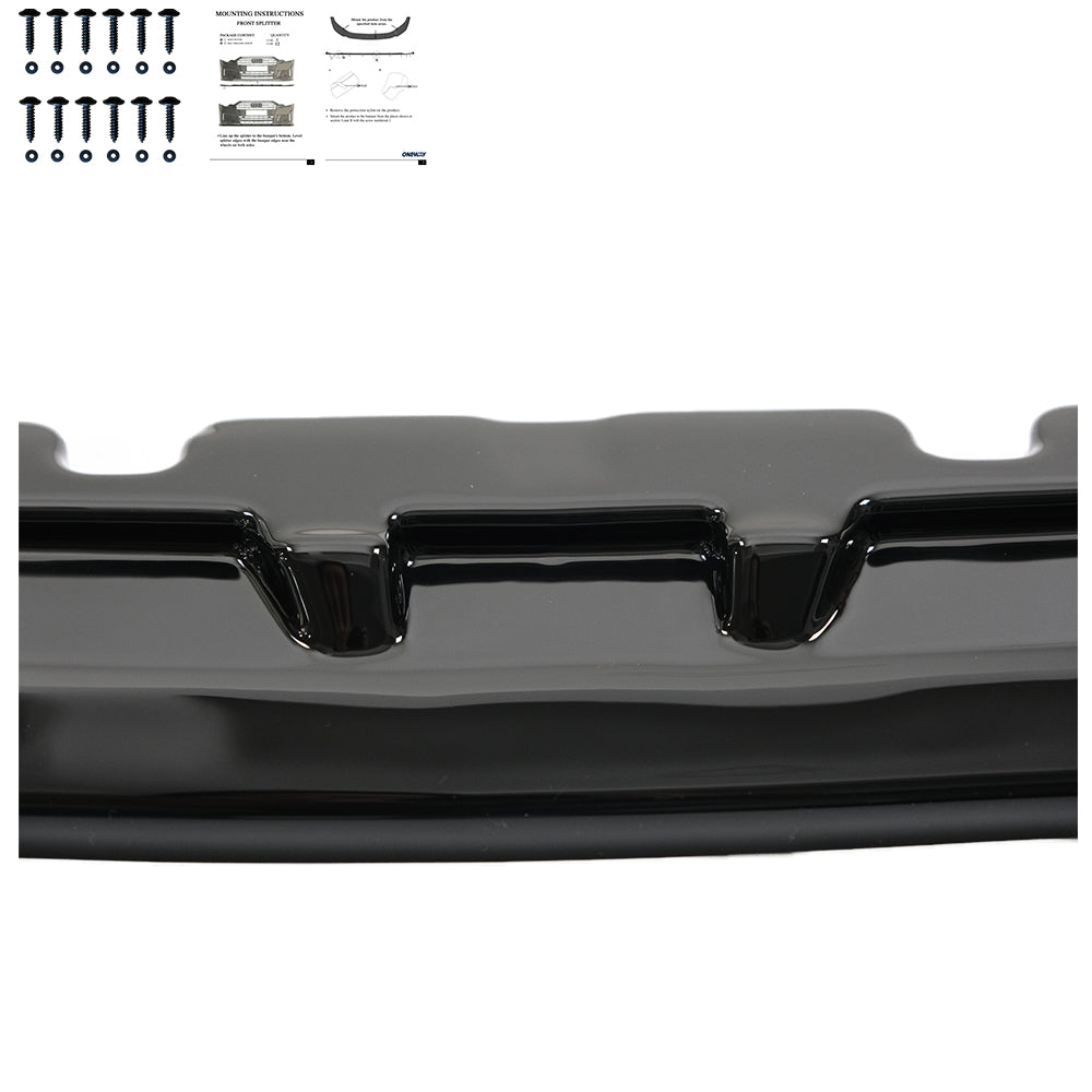 Frontsplitter schwarz glänzend passend für BMW M2 G87 2023+ – Ansicht 9