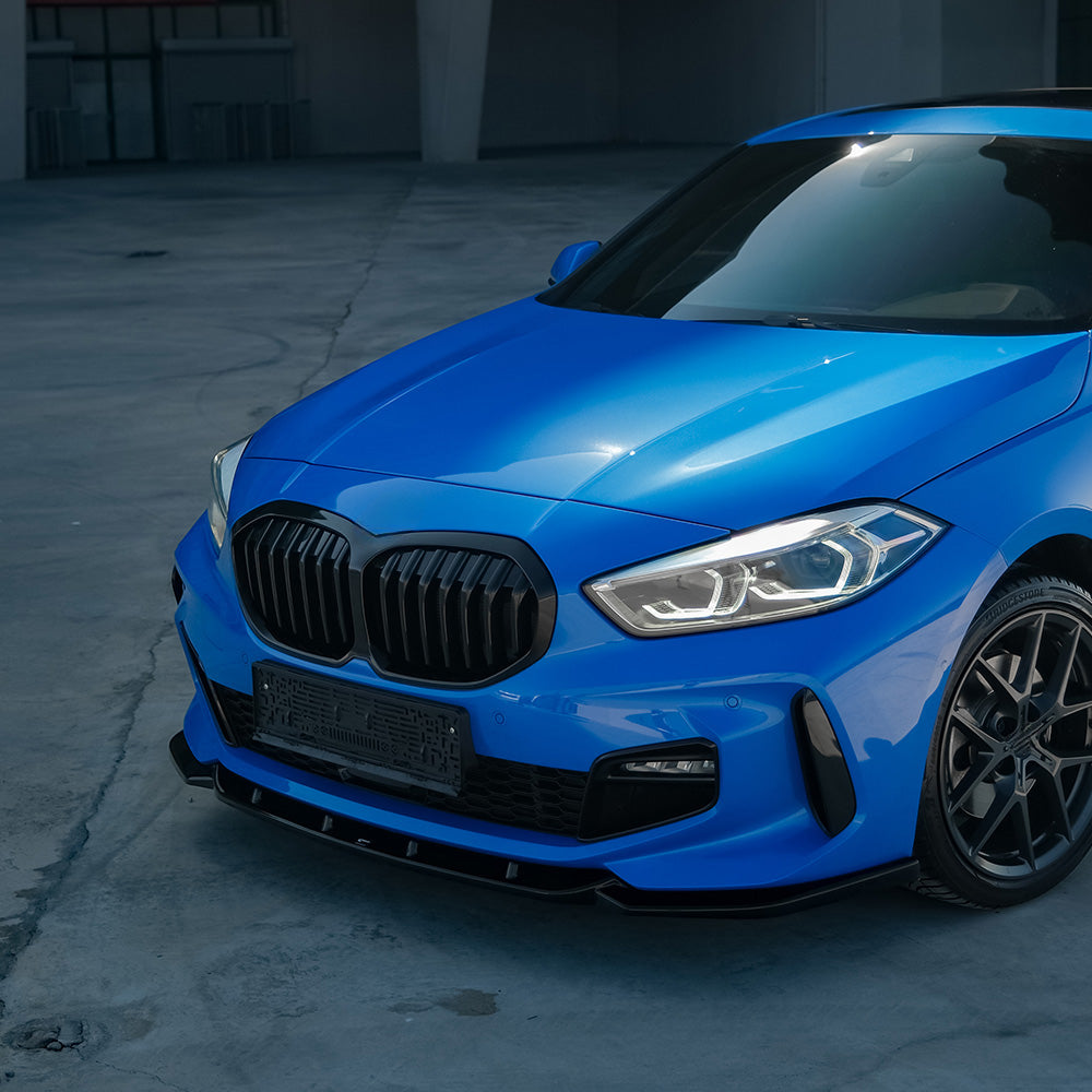Frontsplitter schwarz glänzend passend für BMW 1er F40 M-Paket / M135i 2019+ – Ansicht 15