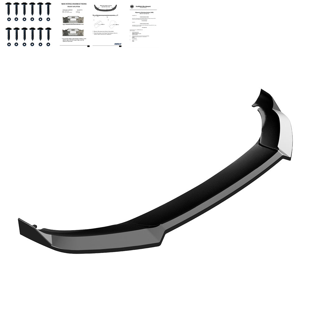 Frontsplitter schwarz glänzend passend für CUPRA Formentor 2020 - 2024 v2 – Ansicht 4