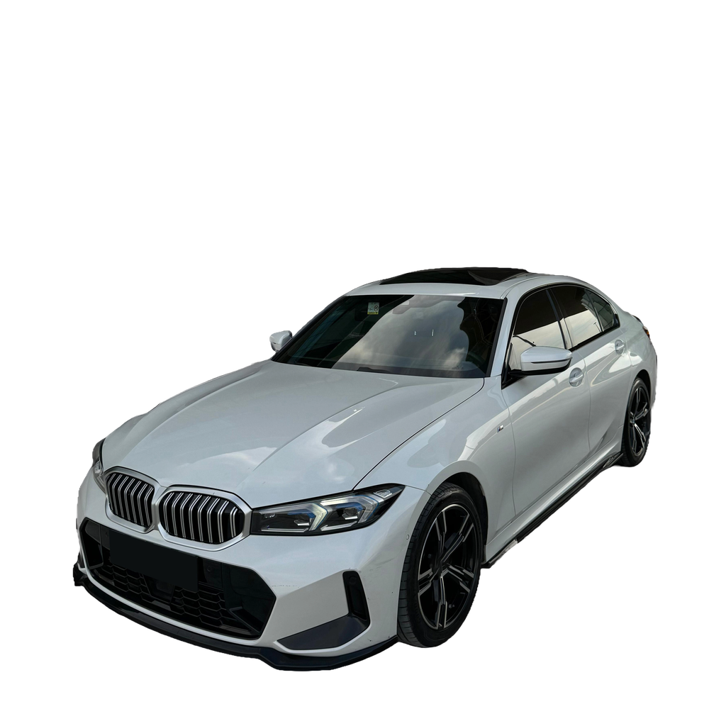 Frontsplitter schwarz glänzend passend für BMW 3er G20/G21 /M340i M-Paket Facelift 2022+ – Ansicht 6