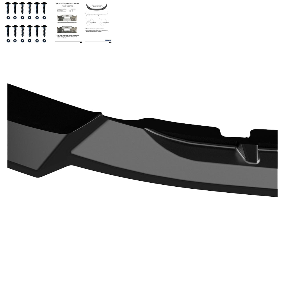 Frontsplitter schwarz glänzend passend für BMW M2 G87 2023+ – Ansicht 5