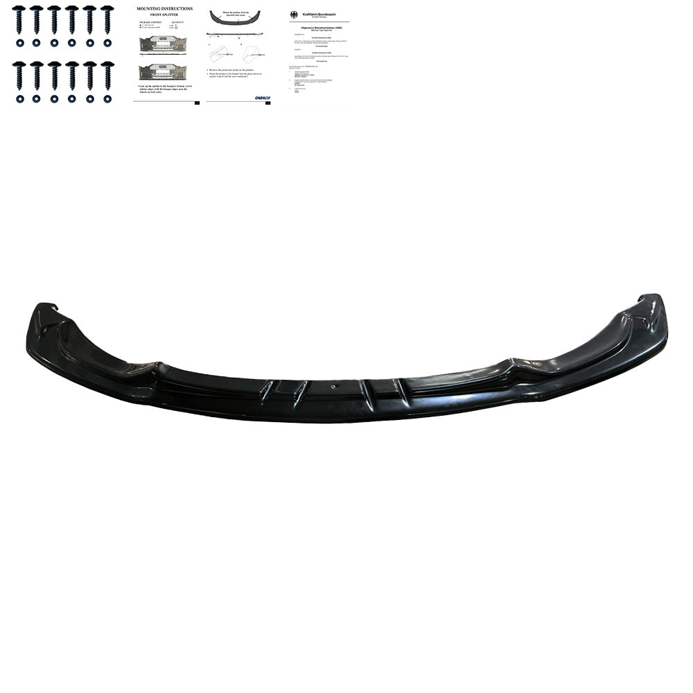 Frontsplitter schwarz glänzend passend für BMW M3 F80 2014-2018 – Ansicht 3