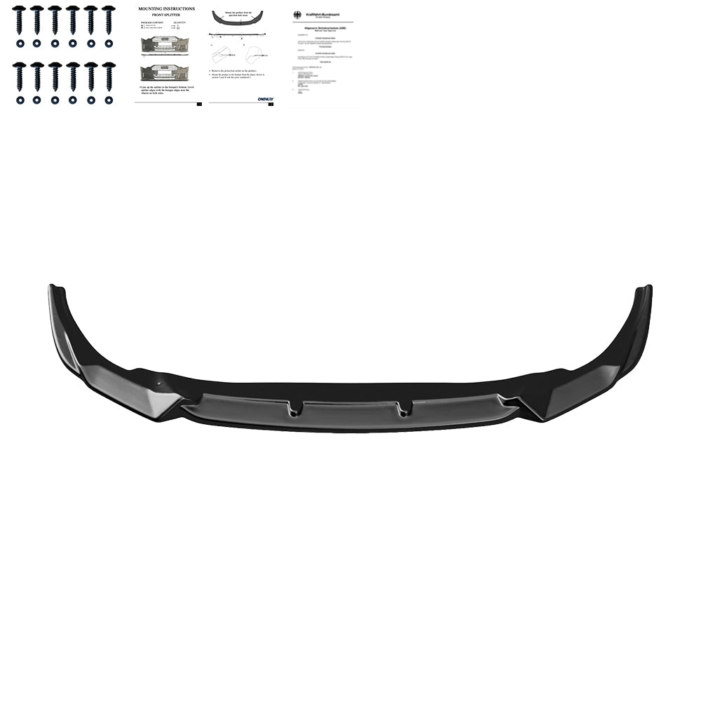 Frontsplitter schwarz glänzend passend für BMW Z4 G29 M-Paket 2018+ – Ansicht 1