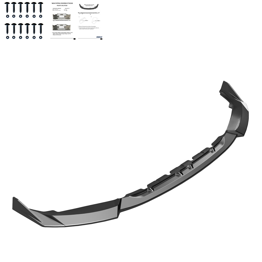 Frontsplitter schwarz glänzend passend für BMW M2 G87 2023+ – Ansicht 4
