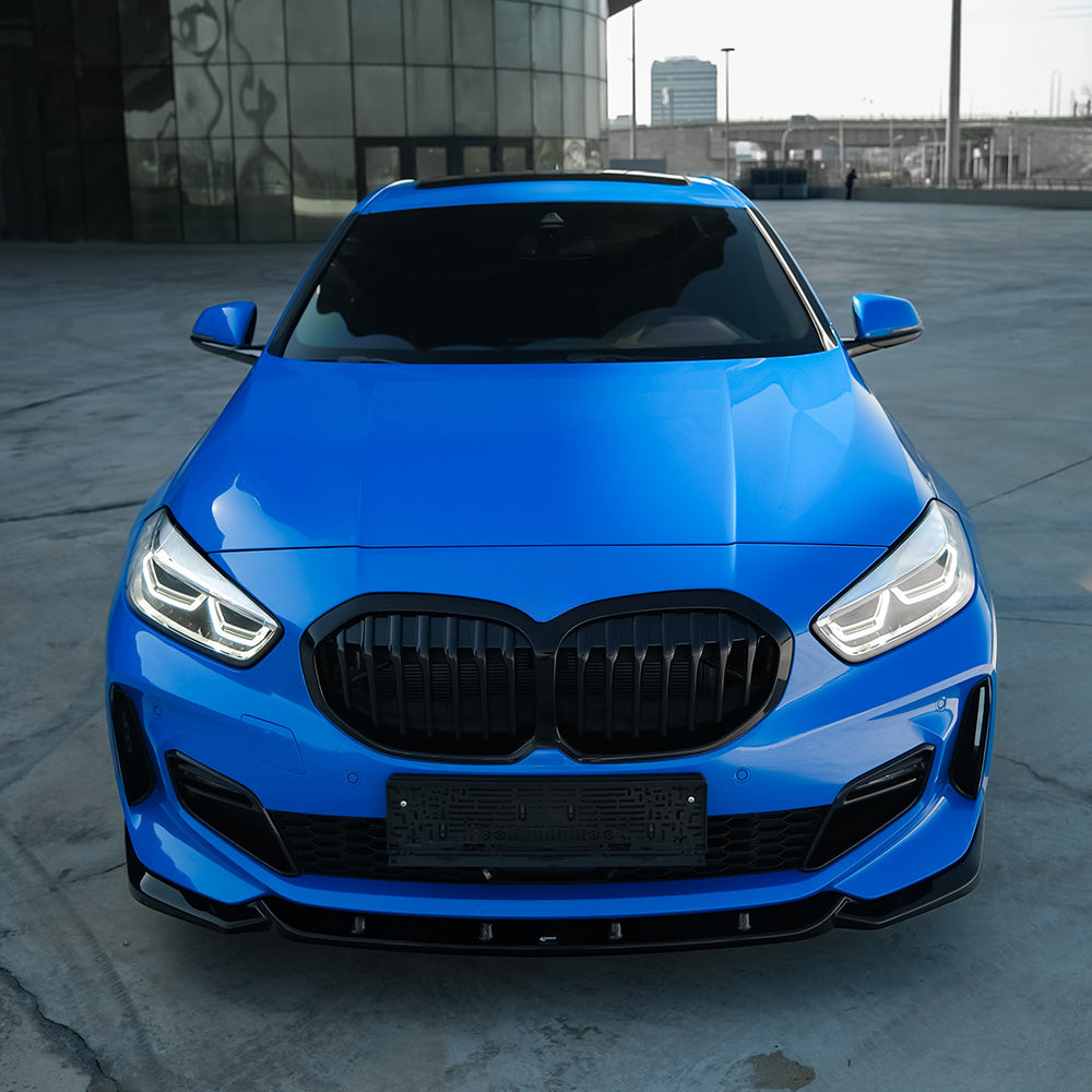 Frontsplitter schwarz glänzend passend für BMW 1er F40 M-Paket / M135i 2019+ – Ansicht 14
