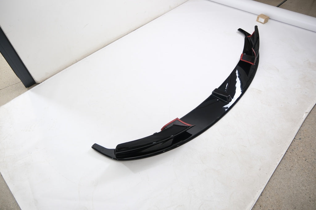 Frontspoiler-Flaps schwarz glänzend passend für BMW 3er F30 M-Paket 2012-2019 w / Flaps – Ansicht 8