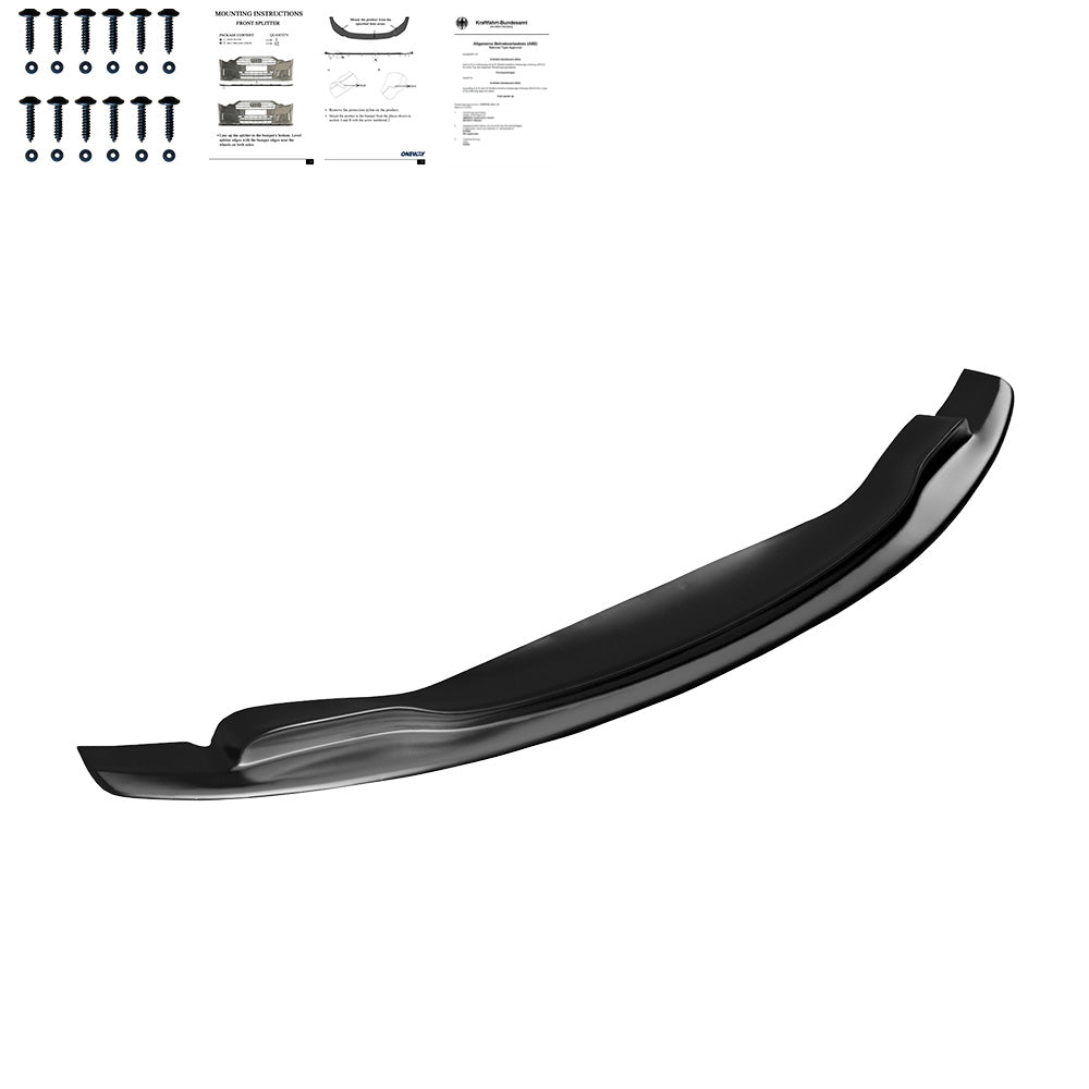 Frontsplitter schwarz glänzend passend für BMW M3 E92 Coupé / E93 Cabrio 2007-2013 – Ansicht 4