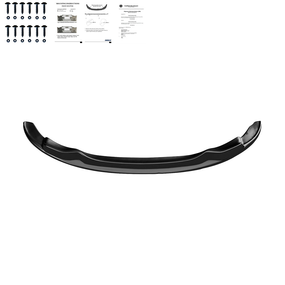 Frontsplitter schwarz glänzend FSPBM0242 – Ansicht 2
