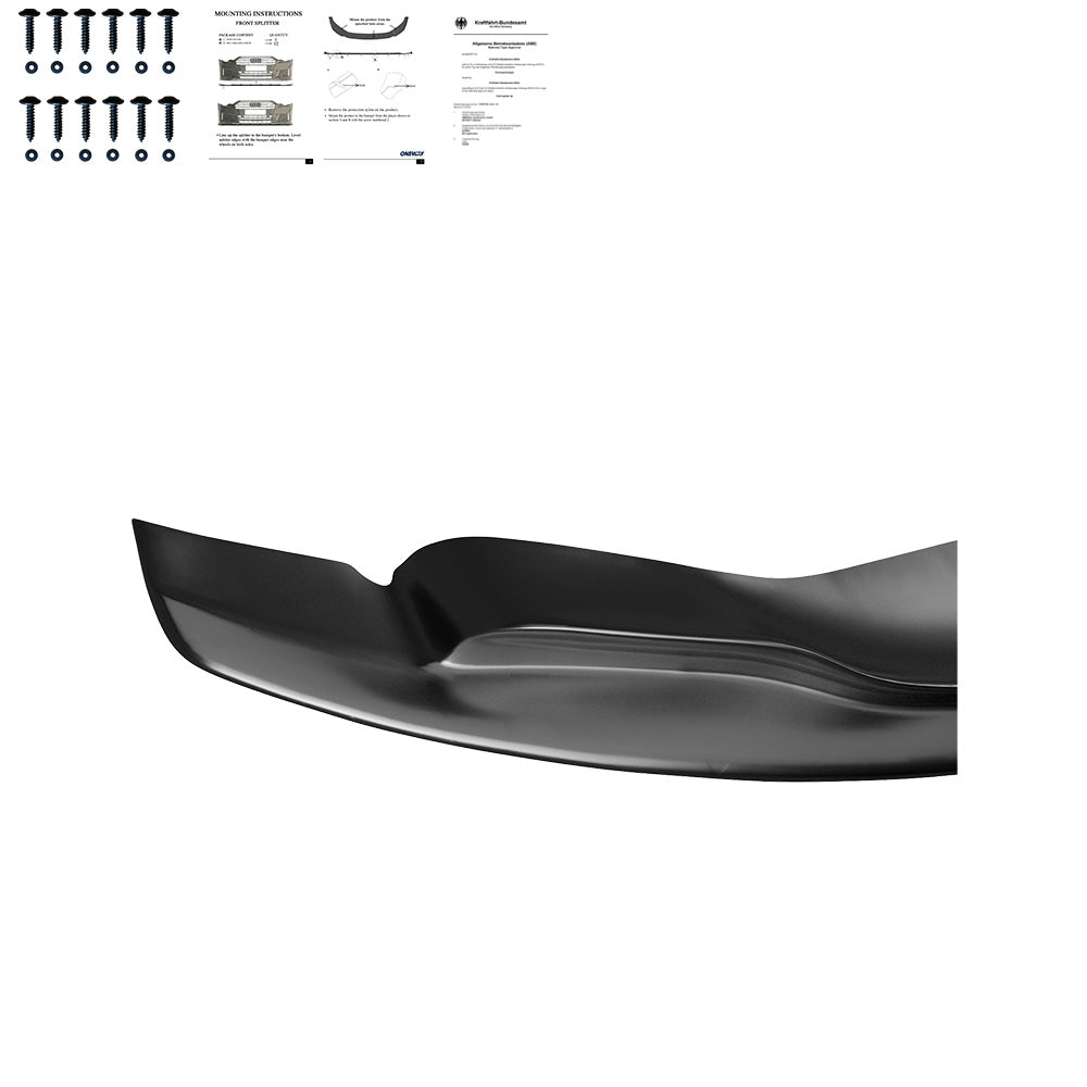 Frontsplitter schwarz glänzend passend für BMW M3 E92 Coupé / E93 Cabrio 2007-2013 – Ansicht 5