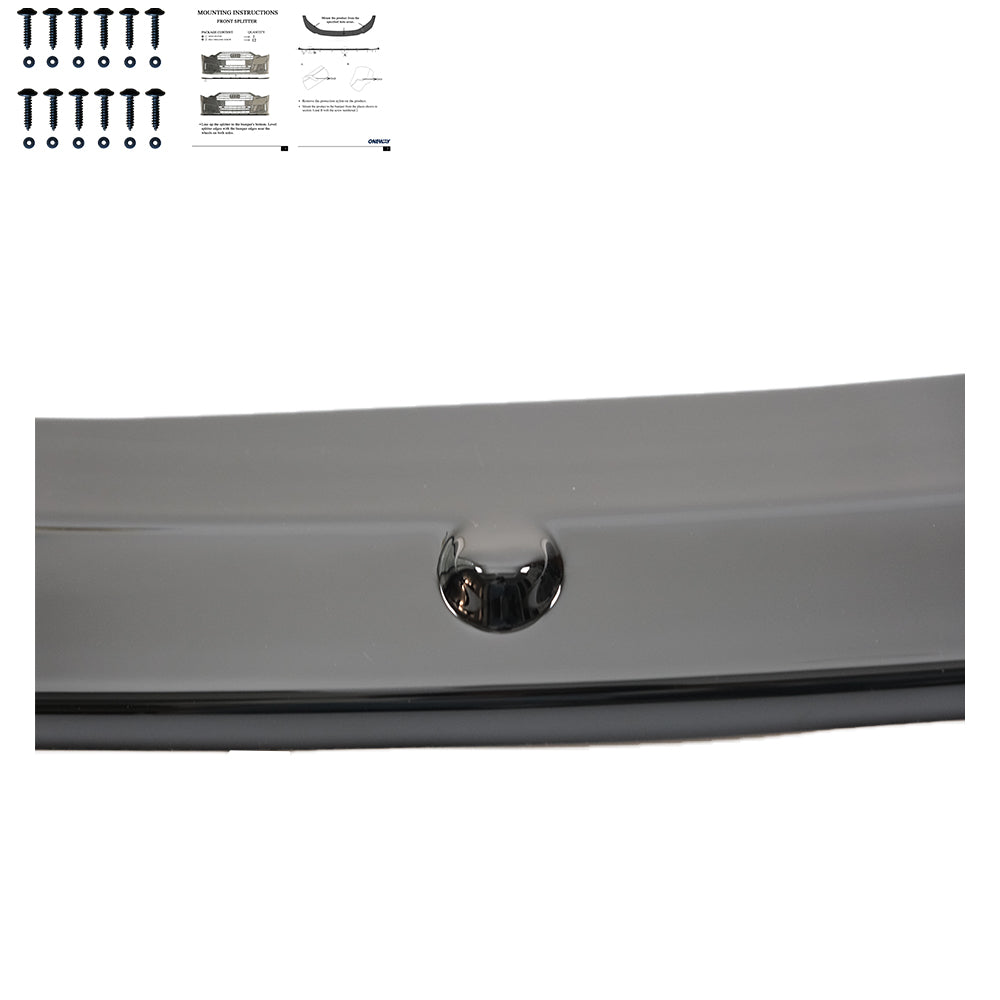 Frontsplitter schwarz glänzend passend für BMW i4 M-Paket G26 2021+ – Ansicht 7