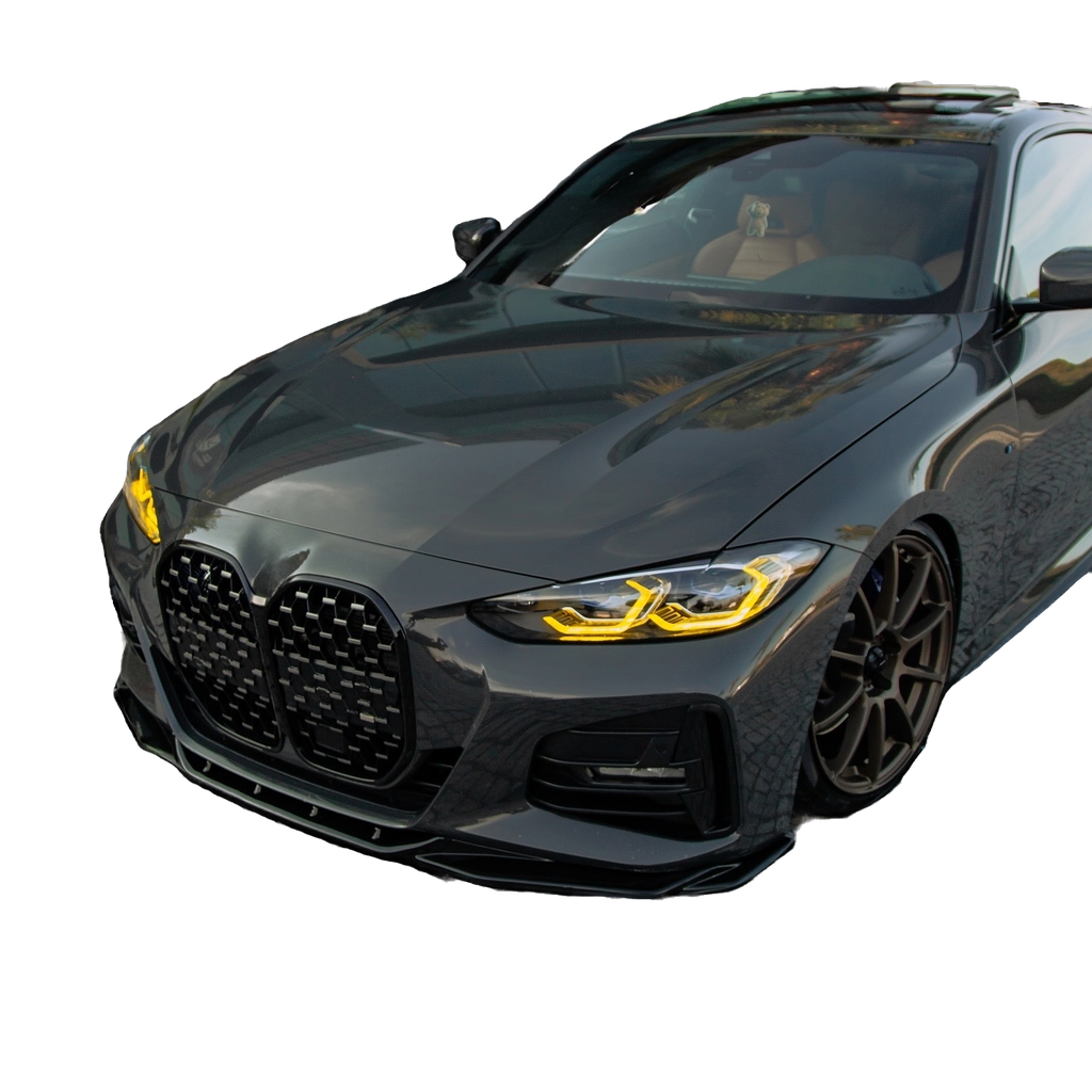 Frontsplitter schwarz glänzend passend für BMW 4er G22 M-Paket / M440i 2020+ – Ansicht 10